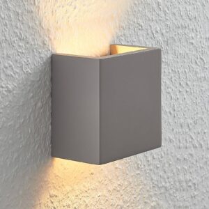 Betonové svítidlo Smira v šedé, 12,5×12,5 cm