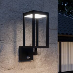 Lucande Qimka LED solární venkovní nástěnné světlo