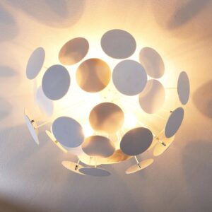 Designové stropní světlo Kinan v bílé barvě