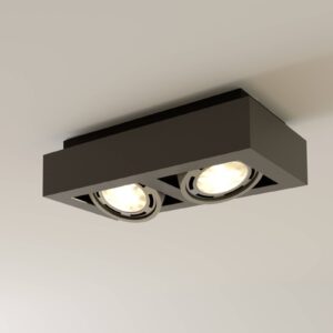 LED stropní osvětlení Ronka, GU10, 2zdrojové šedé
