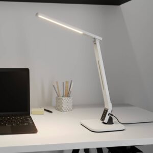 Arcchio Liano LED lampa na psací stůl, bílá