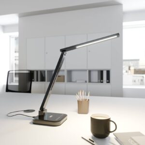 Arcchio Libia LED stolní lampa nabíjení, černá