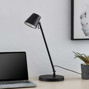 Lucande Kenala LED stolní lampa, černá