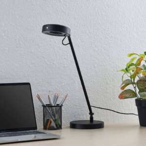 Lucande Vilana LED stolní lampa, černá