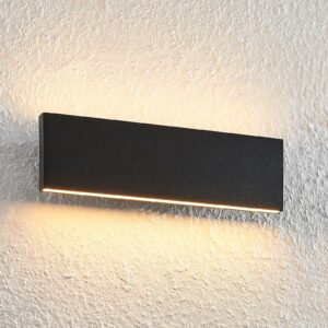 Lindby Ignazia LED nástěnné světlo, 28 cm, černé