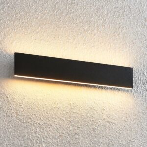 Lindby Ignazia LED nástěnné světlo, 47 cm, černé