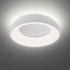 LED stropní Shay 3stupňový stmívač, bílá, Ø 39 cm