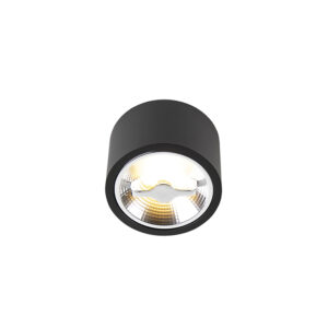 Moderní stropní bodová černá AR111 včetně LED – Expert