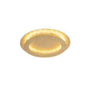 Stropní lampa ve stylu art deco zlatá / mosaz 50 cm včetně LED - Belle