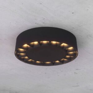 Lucande Kelissa LED venkovní světlo černé kulaté
