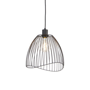 Designová závěsná lampa černá 29 cm – Pua