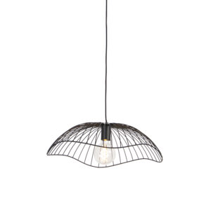 Designová závěsná lampa černá 50 cm – Pua