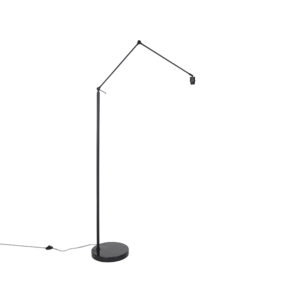 Moderní stojací lampa černá nastavitelná – Editor