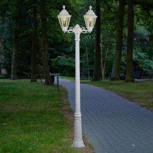 Bílé stožárové LED svítidlo Artu Rut
