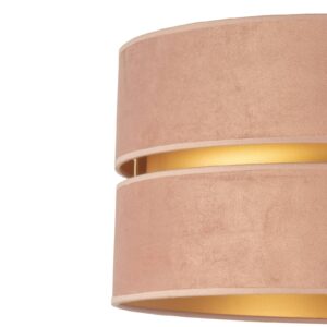 Stolní lampa Golden Duo výška 30cm růžová/zlatá