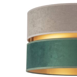 Stolní lampa Golden Duo šedá/zelená/zlatá 50 cm