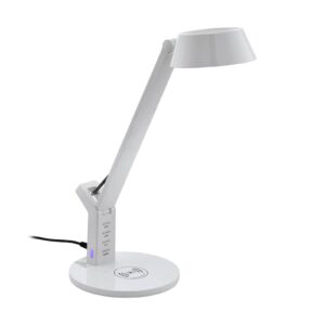 LED-Stolní lampa Banderalo CCT stmívatelná QI bílá