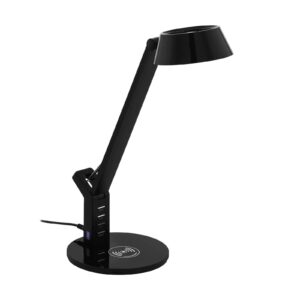 LED stolní lampa Banderalo stmívatelná QI černá