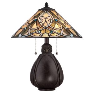 Stolní lampa India v designu Tiffany