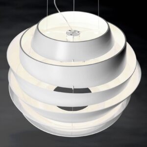 Foscarini Le Soleil LED závěsné světlo bílá