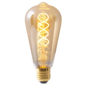 LED Filament E27 4W ST64 zlatá 180lm 1800K 3ks