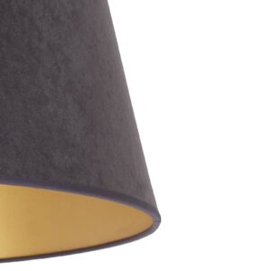 Stínidlo na lampu Cone výška 25,5 cm, grafit/gold