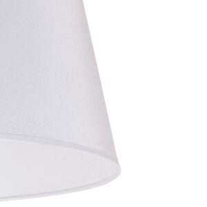 Stínidlo na lampu Cone výška 25,5 cm, chintz bílá