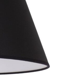 Stínidlo na lampu Sofia výška 31 cm, černá/bílá