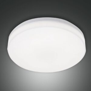 LED venkovní stropní světlo Trigo se senzorem bílá