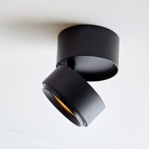 LOOM DESIGN Ray LED stropní spot Ø9,3cm 15W černá