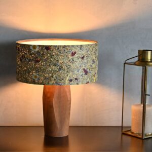 LeuchtNatur Pura LED stolní lampa ořech/louka