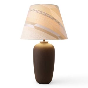Menu Torso LED stolní lampa, hnědá/krémová, 57 cm