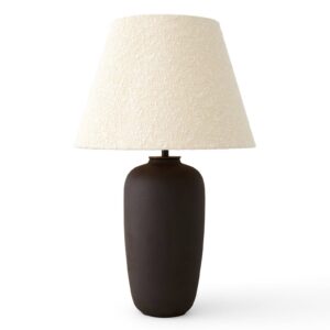 Menu Torso LED stolní lampa, hnědá/bílá, 57 cm