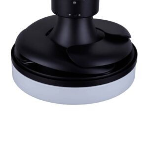 Stropní ventilátor Fanaway Orbit LED žárovka černá