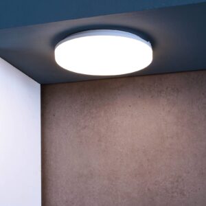LED stropní světlo Altais, IP54, Ø 28 cm
