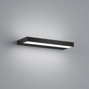 Helestra Slate LED nástěnné světlo, černá 30 cm