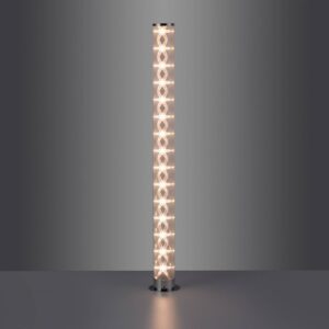 LED stojací lampa Bingo s dálkovým ovládáním