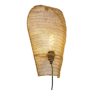 Oosterse wandlamp goud 45 cm – Nidum