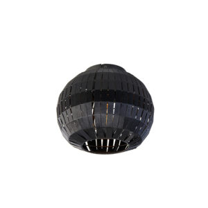Moderne plafondlamp zwart 26 cm – Zoë
