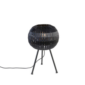 Moderne tafellamp tripod zwart – Zoë