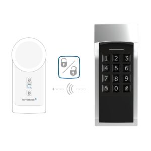 Homematic IP klávesnice, inteligentní dveřní zámek