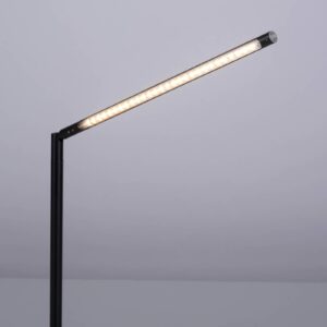 LED stolní lampa Dawda, stmívatelná, černá