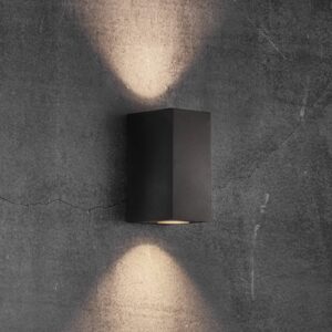 Venkovní světlo Canto Maxi Kubi 2, 17 cm, černá