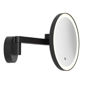 Astro Nagoya kosmetické zrcadlo, otočné, černá