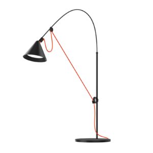 midgard AYNO stolní lampa 76 cm černá/oranž 3 000K