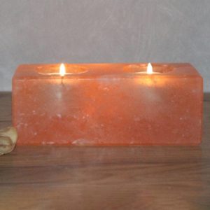 Twin Cube solný držák čajové svíčky