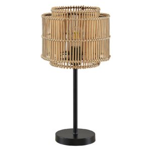 Lindby Bridga stolní lampa ze světlého bambusu