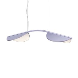 FLOS Almendra Arch LED závěsné světlo krátké šeřík