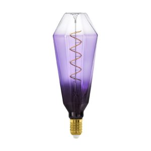 LED žárovka E27 4W T100 1 800K filament purple dim