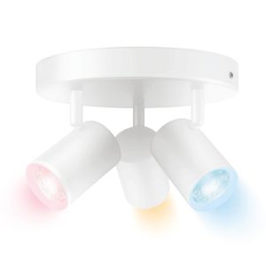 WiZ LED stropní bodovka Imageo 3zdroje kulatá bílá